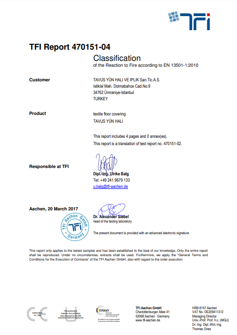 TFI Report 470151-04 Belge